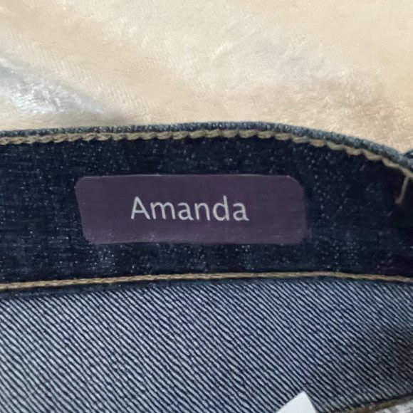 GLORIA VANDERBILT AMANDA ALL AROUND SLIMMING EFFECT JEAN NWT SIZE 14 - Picture 4 of 10